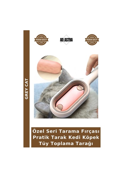 Özel Seri Tarama Fırçası Pratik Tarak Kedi Köpek Tüy Toplama Tarağı
