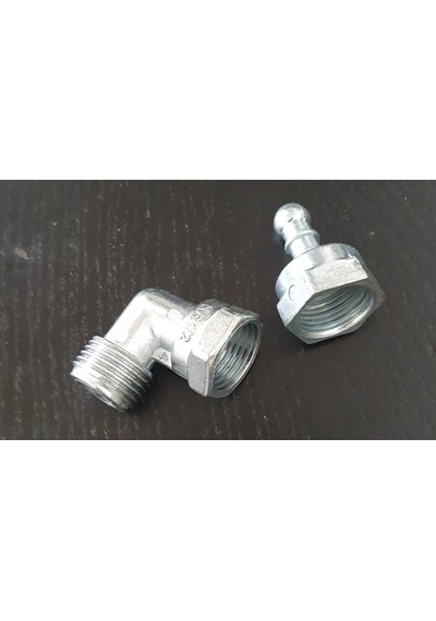 100 Adet 1/2 Dik Giriş Ve 50 Adet 1/2 Doğalgaz Dirsek