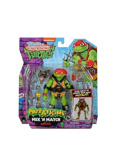 Teenage Mutant Ninja Turtles Mutations Mix N Match Raphael Figürü