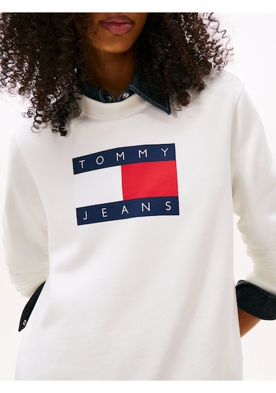 Tommy Hilfiger Tjw Normal Kesim Tj Bayraklı Bisiklet Yaka Kadın Beyaz Sweatshirt Dw0dw22564ybl Beyaz Tommy Hilfiger Tjw Normal Kesim Tj Bayraklı Bisiklet Yaka Kadın Beyaz Sweatshirt Dw0dw22564ybl Beyaz