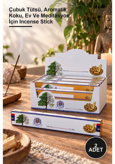 2 Adet Palo Santo Aromalı Tütsü Çubuk Tütsü, Aromatik Koku, Ev Ve Meditasyon İçin Incense Stick