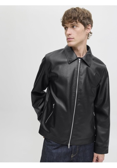 Jack & Jones Jjecasablanca Pu Ceket 12278839 Siyah