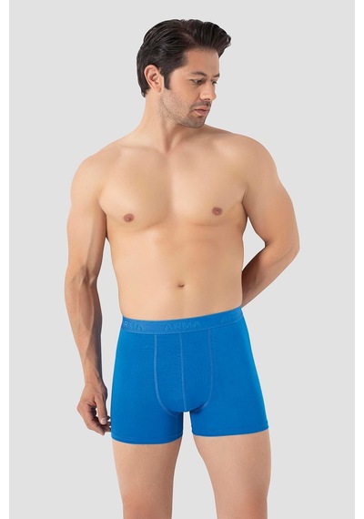 Arma Yıldız Erkek Mavi Bambu Boxer 3'lü Paket Mavi