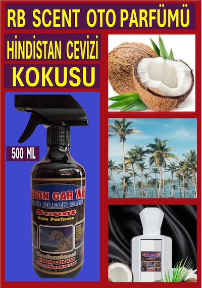 Rb Scet Oto Parfümü Hindistan Cevizi Kokusu 500 Ml Meyve