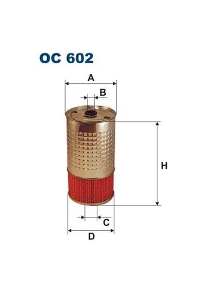 Fıltron Oc602 Yag Filtresi 0146707 146707 1499514