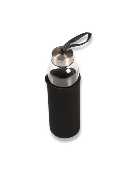500 Ml Cam Matara Koyu Siyah