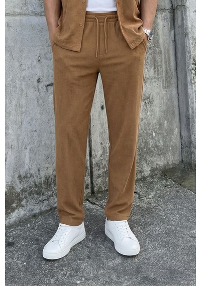 Vamos Fitilli Baggy Fit Pantolon Kahve