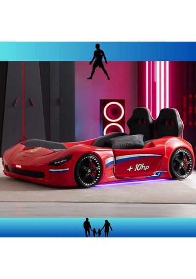 Titi Cabrio V8 Araba Karyola Kırmızı Diğer Titi Cabrio V8 Araba Karyola Kırmızı Diğer