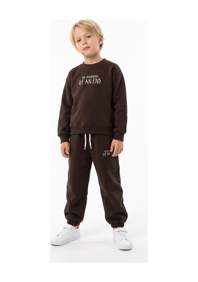 Toontoy Kids Toontoy Erkek Çocuk The Begınnıg Baskılı Eşofman Takım Siyah