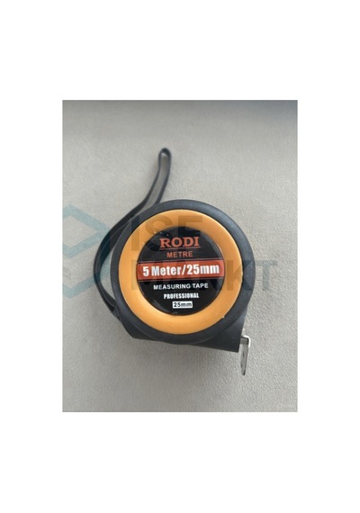 1 Adet- Rodı 5 Metre/25mm Ölçü Metresi - Profesyonel Şerit Metre 5 M