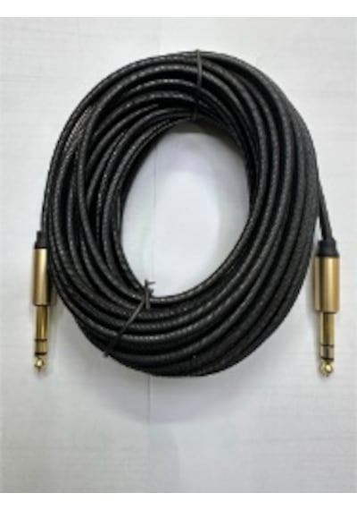 5 Metre 6.3 Mm Stereo Kablo 5 Metre Stereo Amfi Kablosu 6.3 Mm 6.3 Mm Stereo Kablo