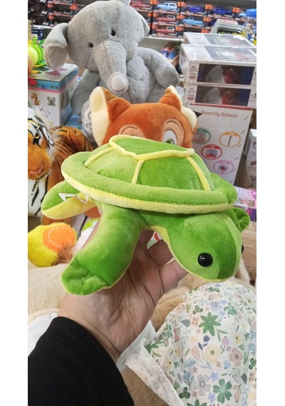 Oyuncak Peluş Sevimli Yeşil Kaplumbağa Caretta 22 Cm