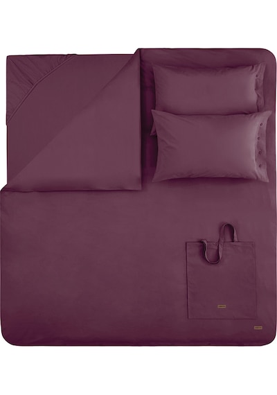 Yataş Bedding Plain Tek Kişilik Ranforce Yıkamalı Nevresim Takımı - Mürdüm