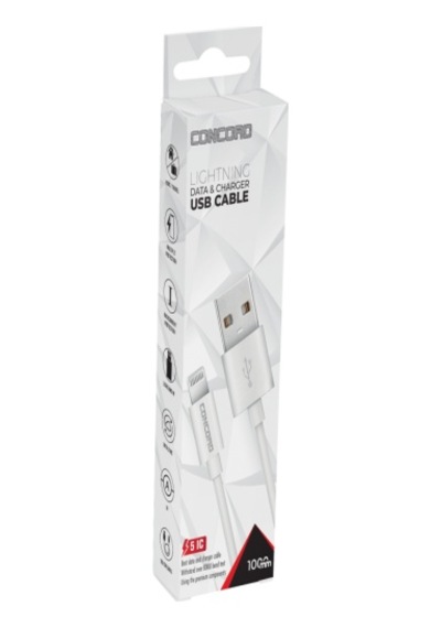 Concord C-411 1Mt 1A Apple Uyumlu iPhone Şarj Kablosu