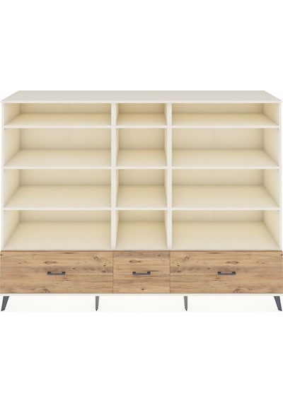 Hyperion Dolap 12 Raflı 3 Çekmeceli 220x44x163 Aytaşı-aytaşı/çam Aytası/atlas Çam - Aytası Hyperion Dolap 12 Raflı 3 Çekmeceli 220x44x163 Aytaşı-aytaşı/çam Aytası/atlas Çam - Aytası