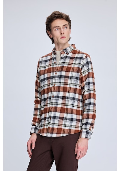 Hatemoğlu Kiremit Slim Fit Kareli Düğmeli Yaka Uzun Kollu Pamuklu Gömlek 19151010024a 872 1964078 Kiremit Hatemoğlu Kiremit Slim Fit Kareli Düğmeli Yaka Uzun Kollu Pamuklu Gömlek 19151010024a 872 1964078 Kiremit