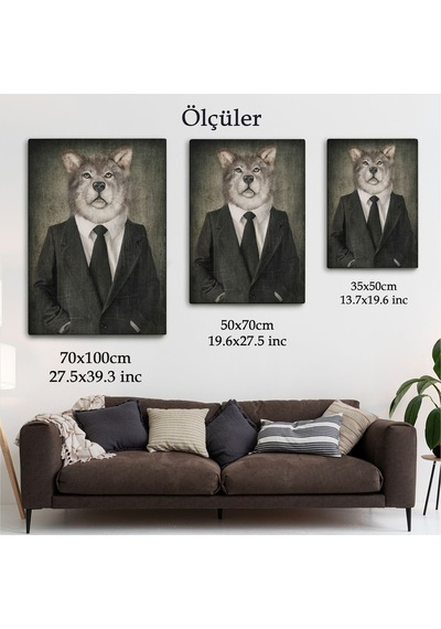 Es10 İsa'nın En Kutsal Kalbi Tablosu - The Most Sacred Heart Of Jesus-6478 (50 x 70) HS-4991-2