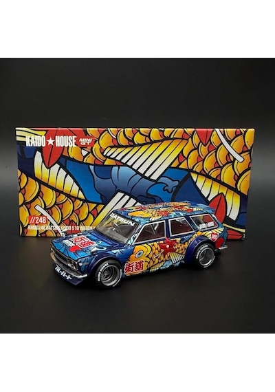 Kaido House Mini Gt Datsun Kaido 510 Wagon Koi Wagon V1- Blue 1/64 248 2026