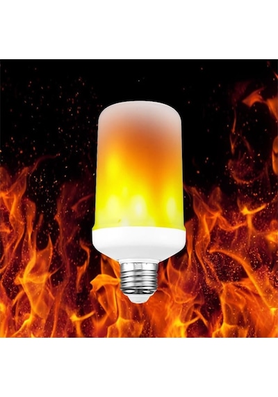 Alev Efektli Dekoratif Led Ampul Lamba