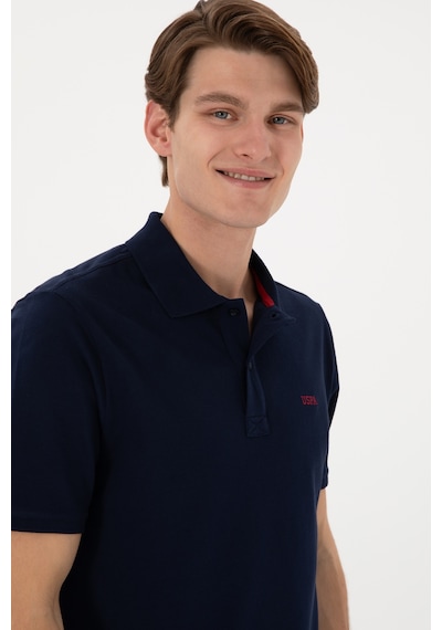 U.S. Polo Assn. Erkek Regular Fit Polo Yaka Lacivert Basic Tişört 50306007-VR033 U.S. Polo Assn. Erkek Regular Fit Polo Yaka Lacivert Basic Tişört 50306007-VR033