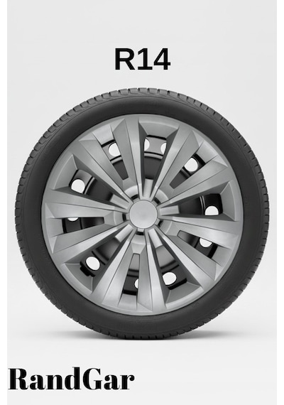 Volkswagen Crafter 14 İnç Jant Kapağı 4 Adet Gri G108 Rand