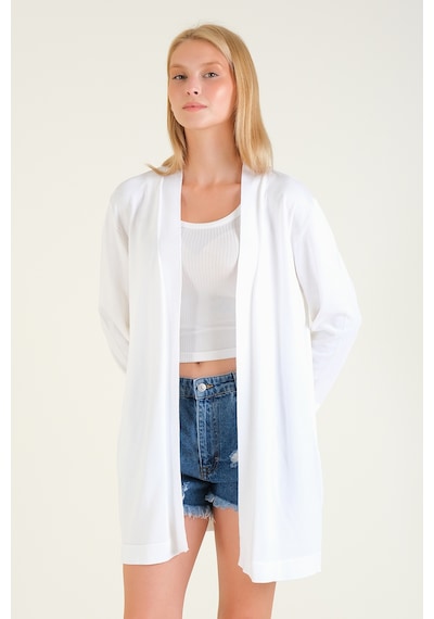 Giyim Dünyası Kadın Oversize Hırka Ekru 001