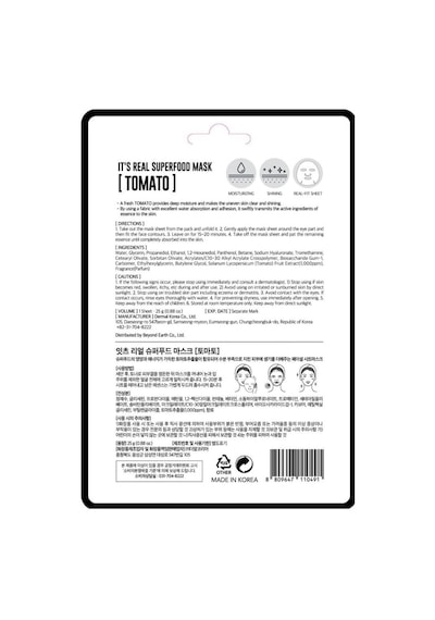 Dermal It'S Real Super Gıda Maskesi Domates 25Gr 3'Lü Set