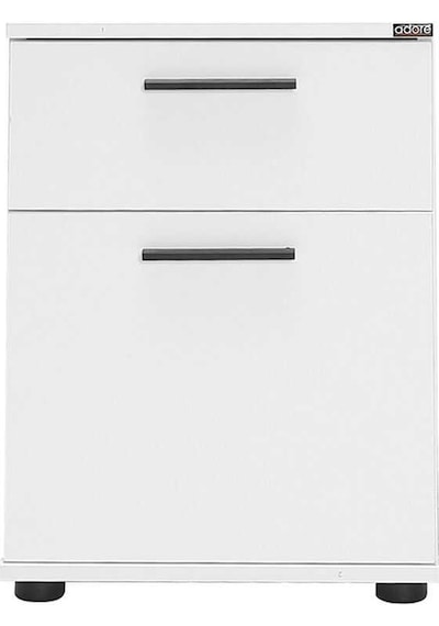 White Çekmeceli Kapaklı Komodin-mat Beyaz 40x57x41 Cm Gxyxd