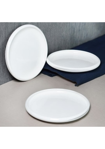 Porselen Limpio 3lü Pasta Tabak Seti 20 cm