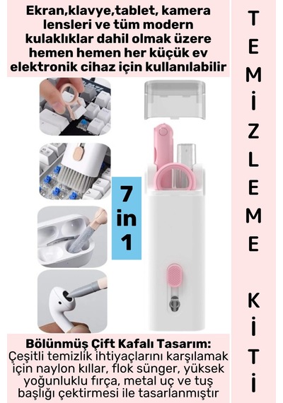 Temizlemekiti Profesyonel Tv Bilgisayar Kamera Lens Klavye Tuş Çıkarma Tablet Ekran Kulaklık Elektr