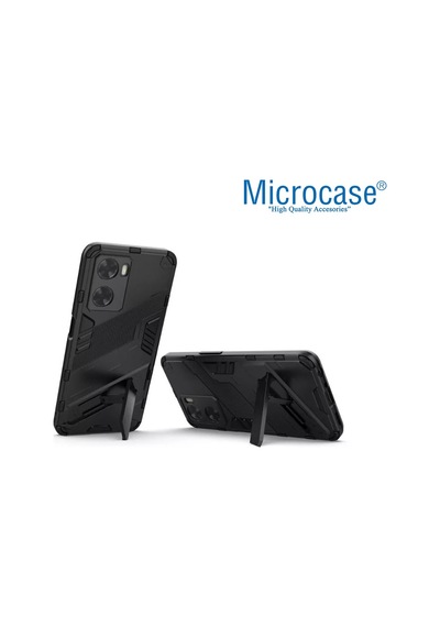 Oneplus Nord N20 Se Matrix Serisi Armor Standli Kilif-Siyah 559508883