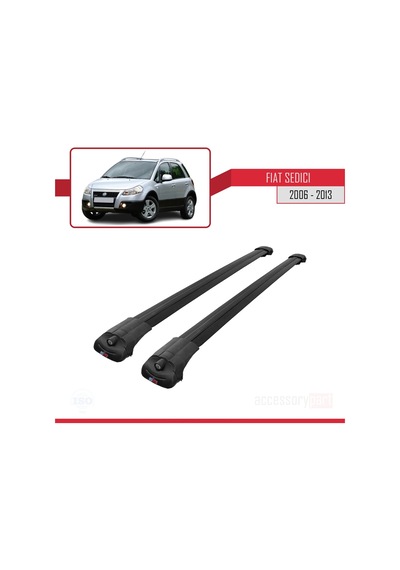 Fiat Sedici 2006-2013 Arası İle Uyumlu Ace-1 Ara Atkı Tavan Barı Siyah