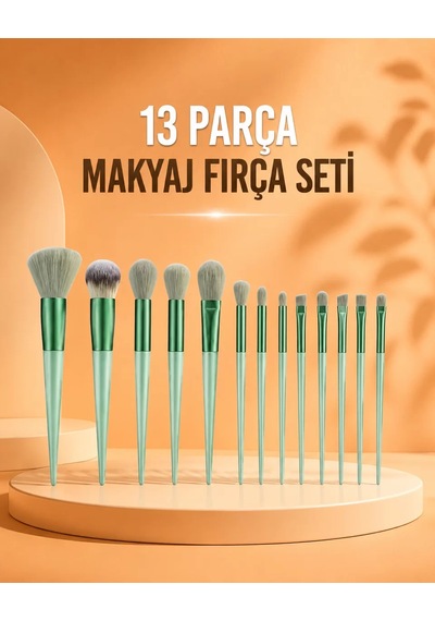 Northcity 13 Parça Makyaj Fırçası Seti - Far, Allık & Yumuşak Uçlu Kozmetik Fırçaları