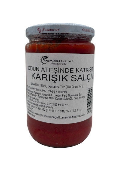 Ev Yapımı Karışık Salça 650 Gr Ccs-6054