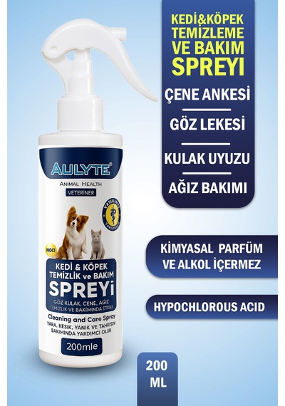Kedi Köpek Göz, Kulak, Çene, Ağız Bakım Spreyi
