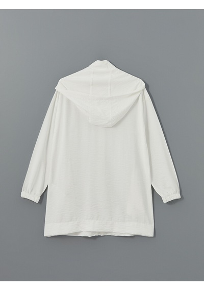 Lcw Modest Ekru Kapüşonlu Düz Oversize Kadın Tunik Lcw Modest Ekru Kapüşonlu Düz Oversize Kadın Tunik