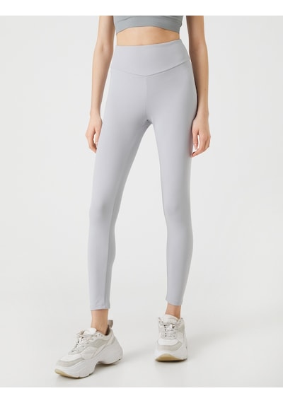Koton Basic Sporcu Tayt Yüksek Bel Gri 3sak40079nk 3SAK40079NK033 Gri