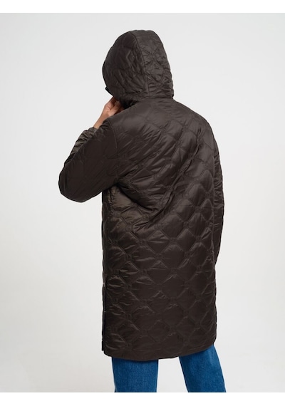 Regular Fit Kadın Mont Haki