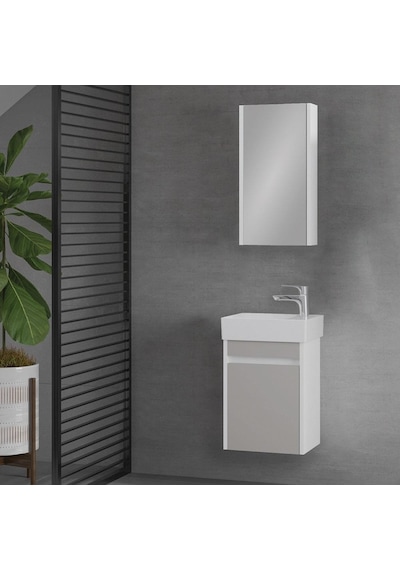 Denko Natalia 40 Cm Mdf Kül Gri Banyo Dolabı Takımı Gri Denko Natalia 40 Cm Mdf Kül Gri Banyo Dolabı Takımı Gri