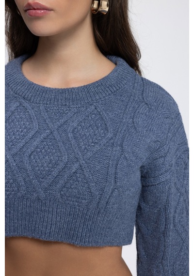 Mai Collection Mai Studios Co. Mohan İndigo Crop Kazak İndigo