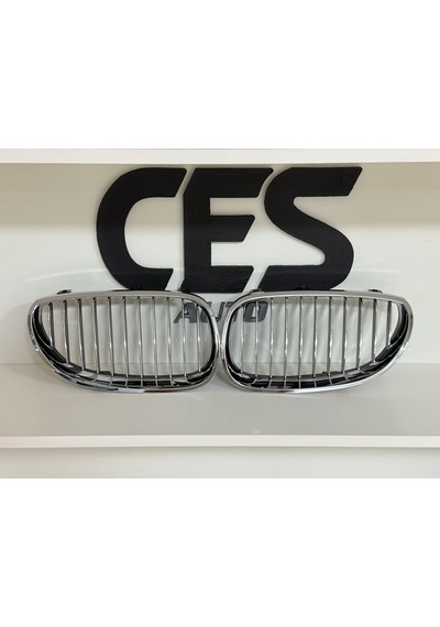 Bmw 5 Serisi E60 2003-2010 Krom Panjur Takımı Böbrek Seti Sıfır lı 1