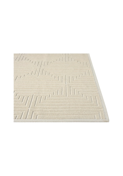 Modern Koton Bukle Kilim Lateks Taban 60x100/80x120/80x200/80x300/80x150/120x180/160x240-750 Krem