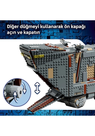 LEGO® Star Wars™ Gezegen Dışı Kum Taşıtı ve Mudhorn 75453 - 14 Yaş ve Üzeri için 7 Karakter İçeren Oyuncak Yapım Seti (1683 Parça)