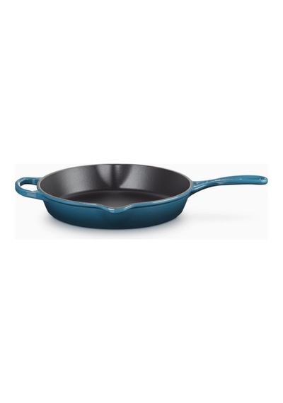 Le Creuset Profesyonel Servis Yüksek Döküm Tava 26 Cm Koyu Turkuaz