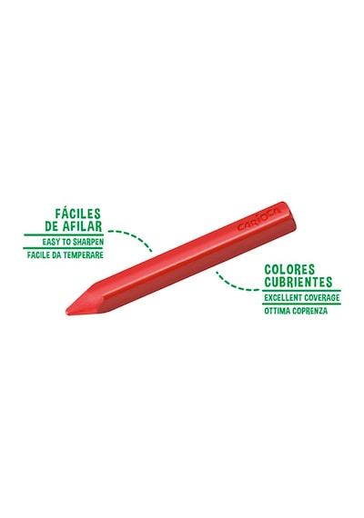 Carioca Plastello Jumbo Üçgen Yıkanabilir Pastel Boya 12'lİ