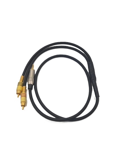 Aux Rca Kablo 5 Metre - %100 Bakır 6mm Kablodan Bir Tarafı 3.5mm Aux Diğer Tarafı Rca Kablo - 5 Metr