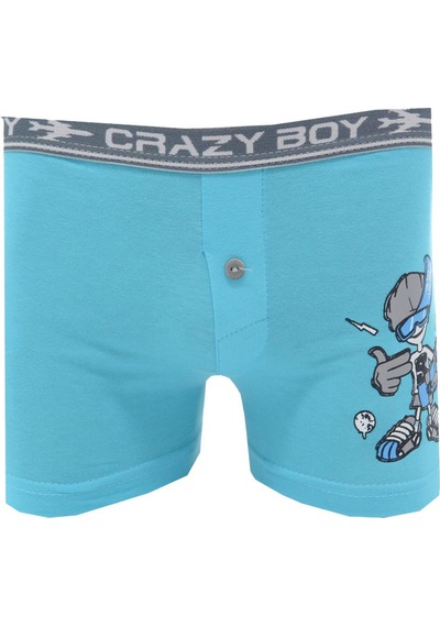 Tutku 0253 Elastan Baskılı Erkek Çocuk Boxer 001