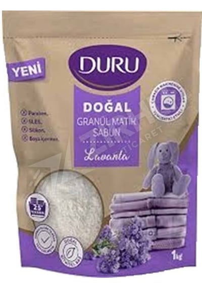 3 Adet Duru Lavanta Sabun Doğal Granülmatik 1000 Gr