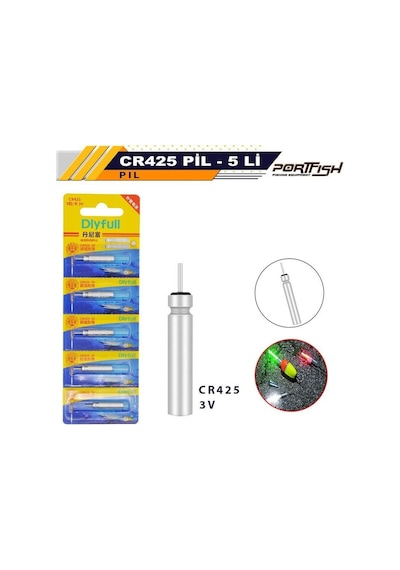 Portfish Pil Cr425 5 Adetli Çok Renkli