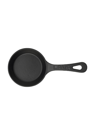 Lava Döküm Yuvarlak Kızartma Tavası Yekpare Saplı. Çap(Ø)12cm.